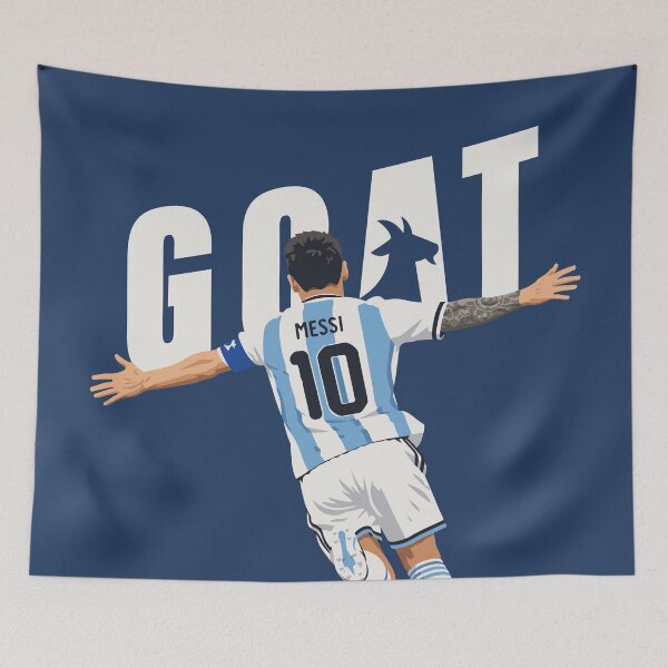 Item preview, Lionel Messi GOAT designed and sold by abihooper.