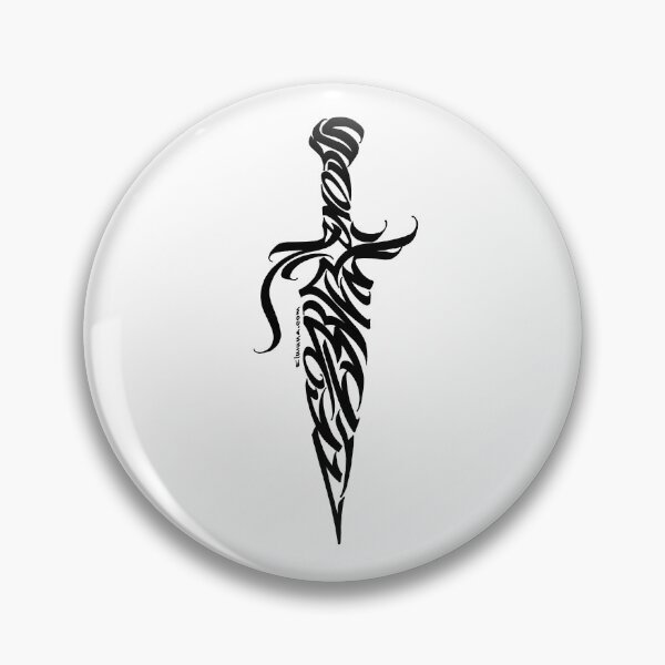 Item preview, Dagger, Knife Modern Calligraphic ORNAMENT designed and sold by elmuna.