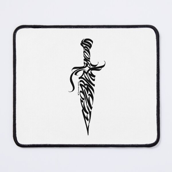 Item preview, Dagger, Knife Modern Calligraphic ORNAMENT designed and sold by elmuna.