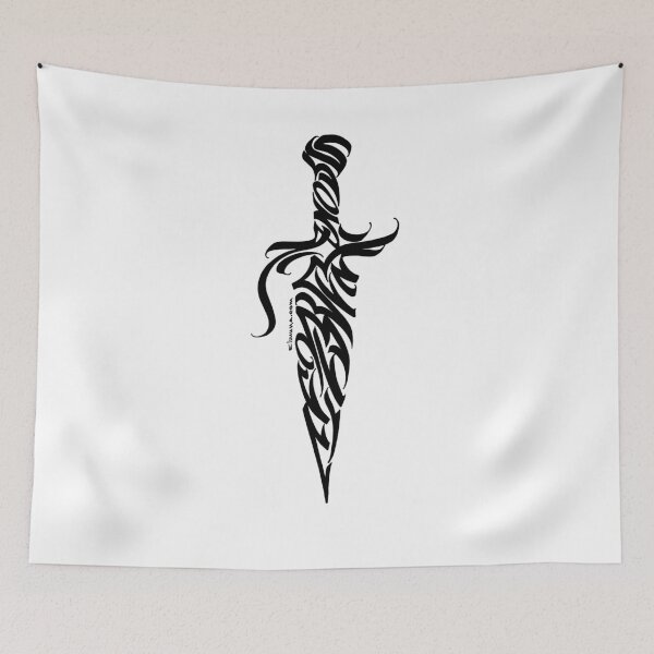 Item preview, Dagger, Knife Modern Calligraphic ORNAMENT designed and sold by elmuna.
