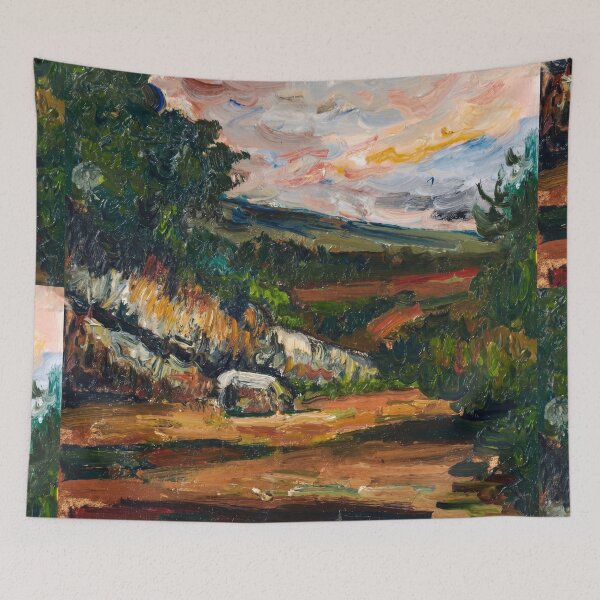 Item preview, Provence Hillside at Dusk Landscape designed and sold by artofuniverse.