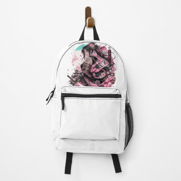 Item preview, Sakura Samurai Girl Japanese Anime Warrior Art Cherry Blossom Samurai designed and sold by KhadijaBatool38.