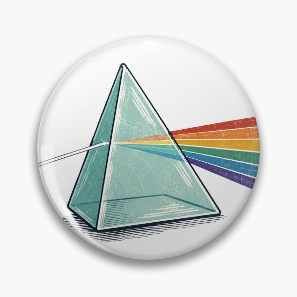 Item preview, Glass Prism Splitting White Light Into a Rainbow designed and sold by eignvalue.