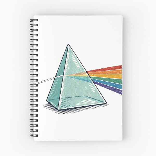 Item preview, Glass Prism Splitting White Light Into a Rainbow designed and sold by eignvalue.
