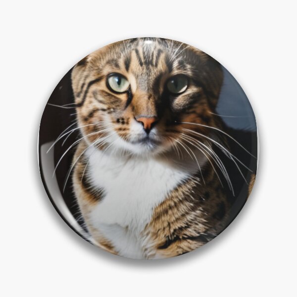 Item preview, Animals - Tabby Cat, Intense Portrait with Green Eyes designed and sold by DoodyPets.
