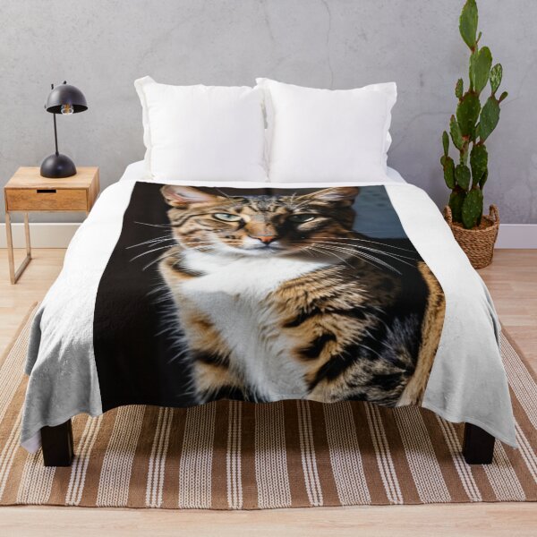 Item preview, Animals - Tabby Cat, Intense Portrait with Green Eyes designed and sold by DoodyPets.
