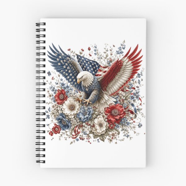 Item preview, Patriotic Bald Eagle and American Flag designed and sold by PetalGarden.