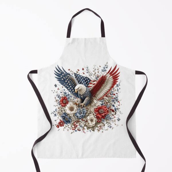 Item preview, Patriotic Bald Eagle and American Flag designed and sold by PetalGarden.