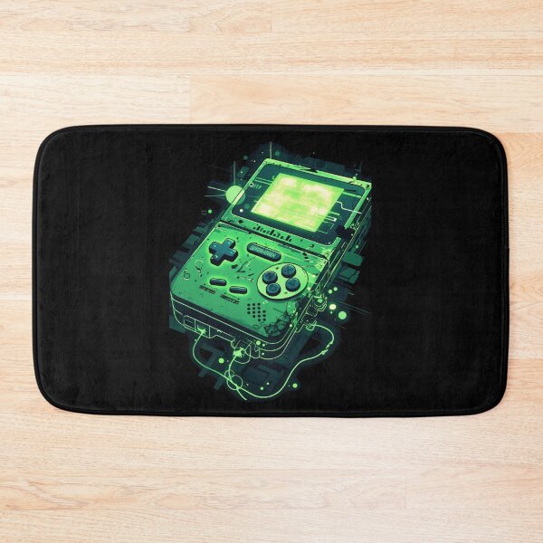 Item preview, Cyberpunk Retro Handheld Console Glitch Green Game Boy designed and sold by VectorForge.