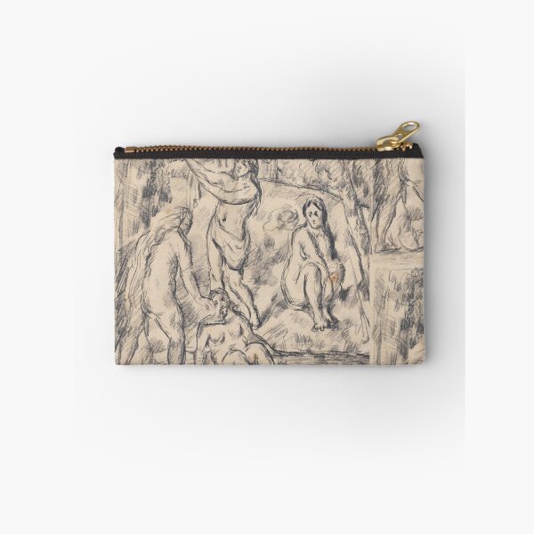 Item preview, Bathers in a Wooded Landscape designed and sold by artofuniverse.