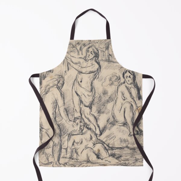 Item preview, Bathers in a Wooded Landscape designed and sold by artofuniverse.