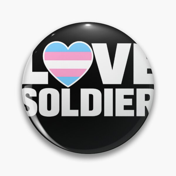 Item preview, Love Soldier Trans Pride Heart designed and sold by shawachester.