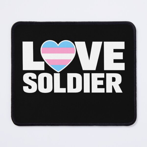 Item preview, Love Soldier Trans Pride Heart designed and sold by shawachester.