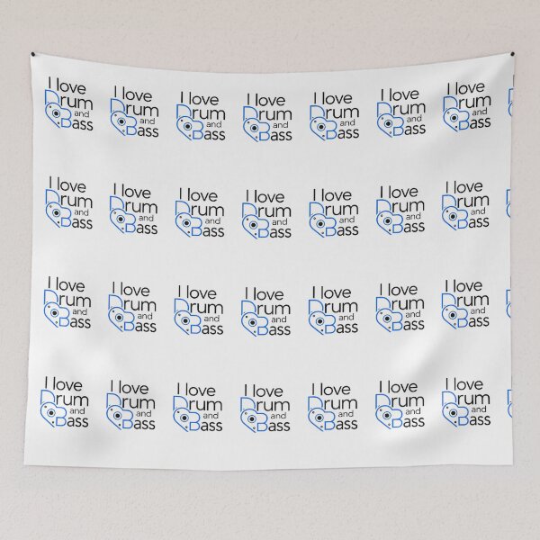 Item preview, I Love Drum and Bass Electronic Music Design designed and sold by  ZenRave Designs.