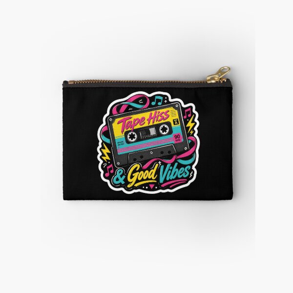 Item preview, Tape Hiss and Good Vibes Retro Cassette Sticker  designed and sold by Sketchlegacy.