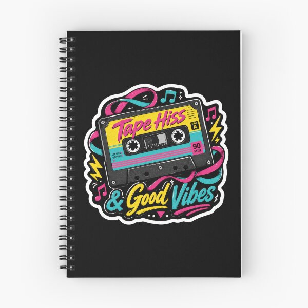 Item preview, Tape Hiss and Good Vibes Retro Cassette Sticker  designed and sold by Sketchlegacy.