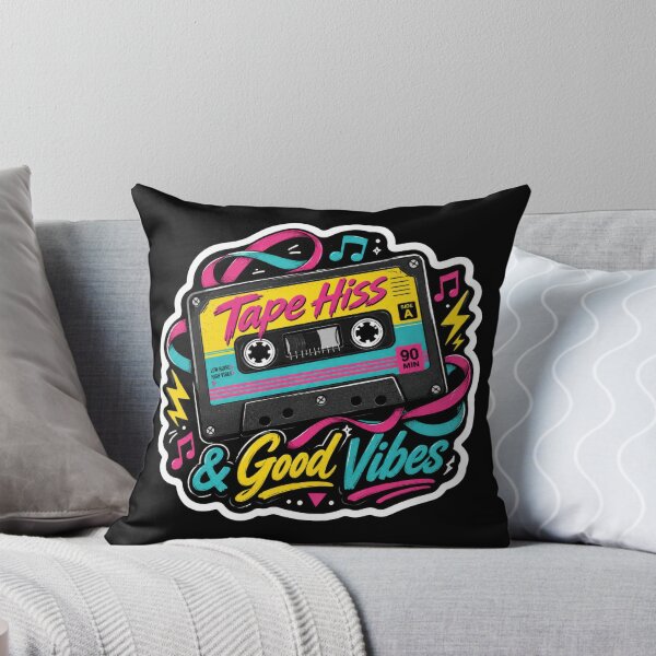 Item preview, Tape Hiss and Good Vibes Retro Cassette Sticker  designed and sold by Sketchlegacy.
