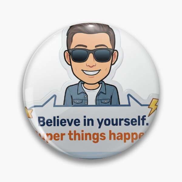Item preview, Motivational Cartoon Avatar Quote Sticker Design designed and sold by AKDesign26.