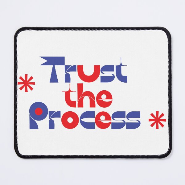 Item preview, Trust the Process – Motivational Typography Design designed and sold by Amsafjol.