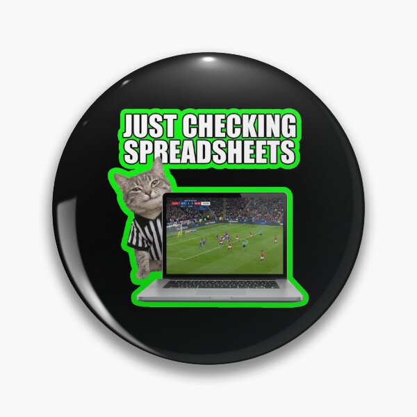 Item preview, Just Checking Spreadsheets Funny Office Cat Design designed and sold by Cat Meme Fund.