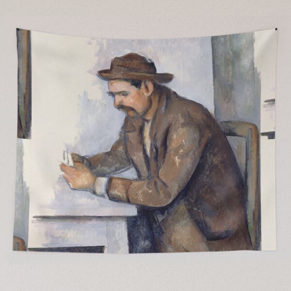 Item preview, The Card Player in Brown Hat designed and sold by artofuniverse.
