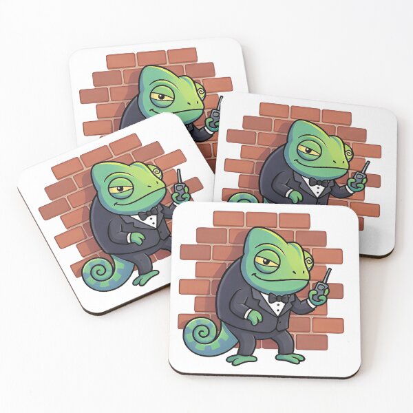 Item preview, chameleon and brick designed and sold by bannegnever.