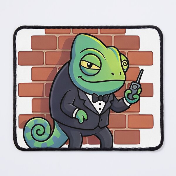 Item preview, chameleon and brick designed and sold by bannegnever.