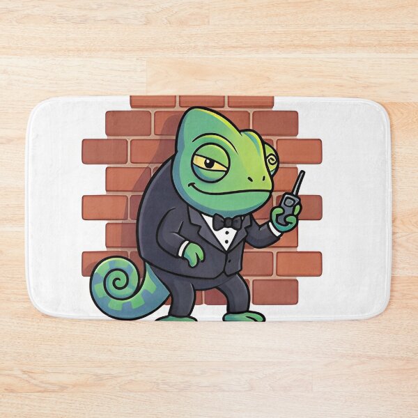 Item preview, chameleon and brick designed and sold by bannegnever.