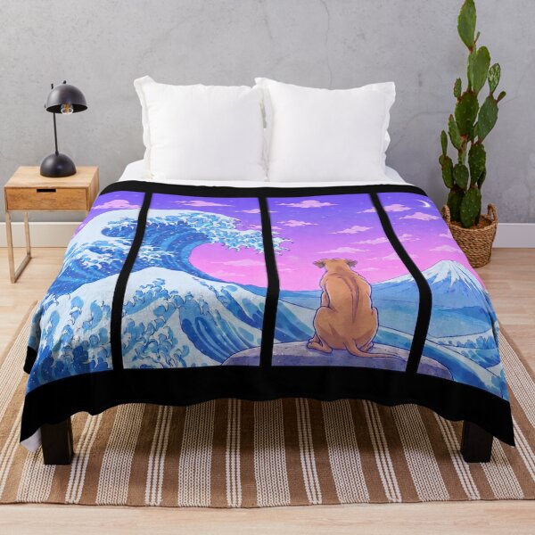 Item preview, Funny Rhodesian Ridgeback Japanese Kanagawa Wave Vapor Japan Boys Girls Kids designed and sold by FurryHavenPH.