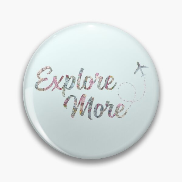 Item preview, Explore More - Vintage Map Typography designed and sold by Colorful-Inspo.