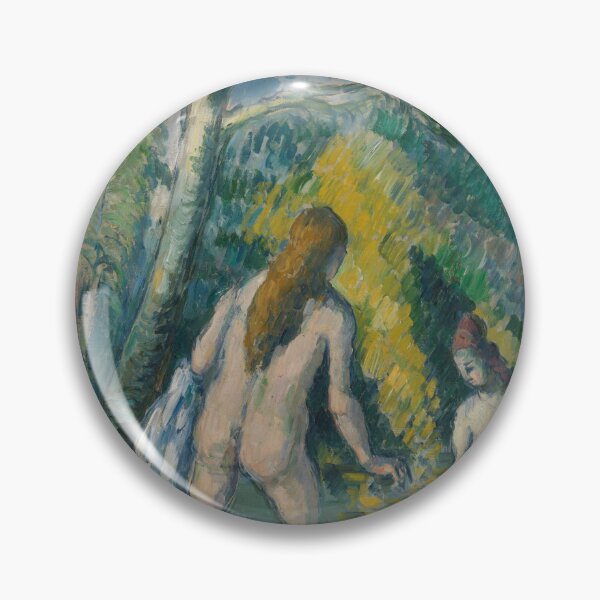Item preview, Three Bathers by a Wooded Pond designed and sold by artofuniverse.
