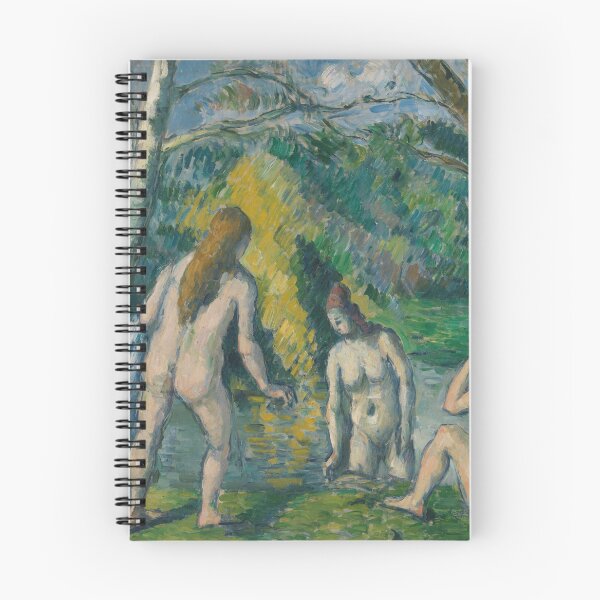 Item preview, Three Bathers by a Wooded Pond designed and sold by artofuniverse.