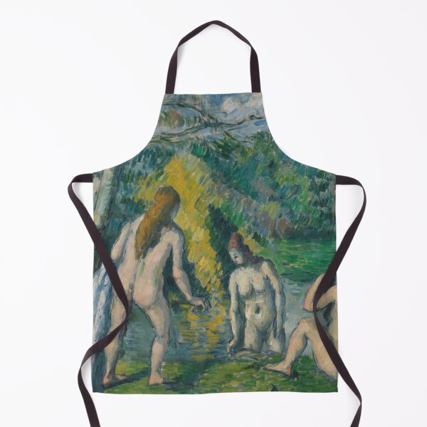 Item preview, Three Bathers by a Wooded Pond designed and sold by artofuniverse.
