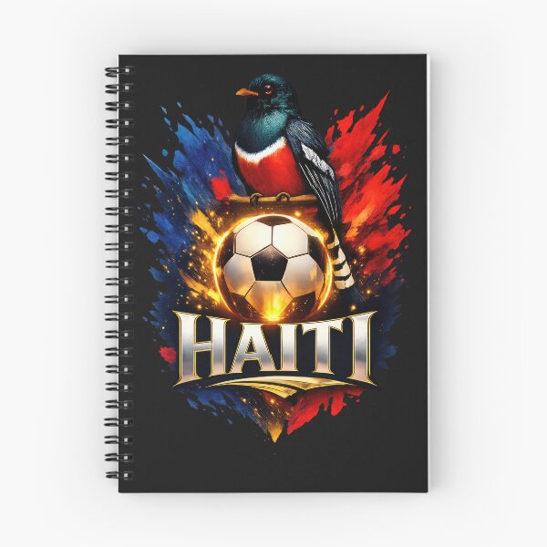 Item preview, Haiti Emblem with Bird and Soccer Ball designed and sold by BrickByDream.
