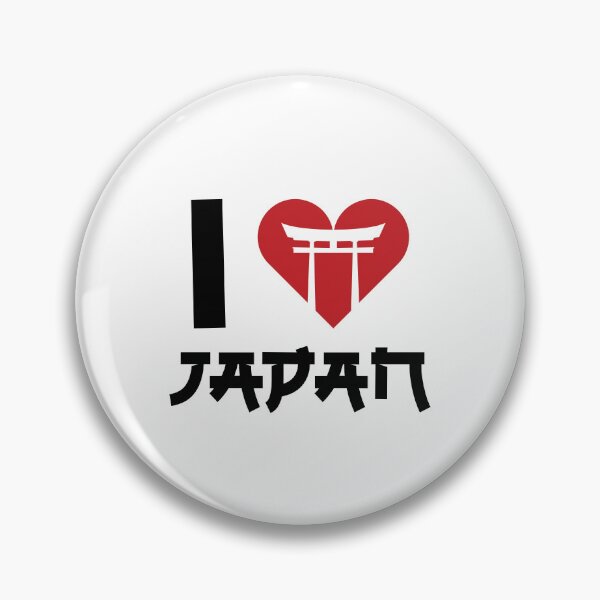 Item preview, Minimalist "I Heart Japan" Torii Gate Graphic designed and sold by RickTShop.