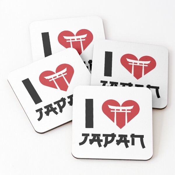 Item preview, Minimalist "I Heart Japan" Torii Gate Graphic designed and sold by RickTShop.