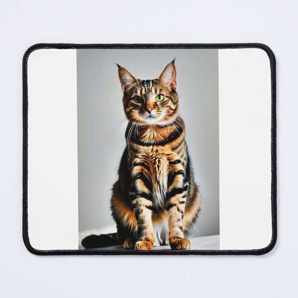 Item preview, Animals - Tabby Cat, Majestic Portrait with Intense Green Eyes designed and sold by DoodyPets.