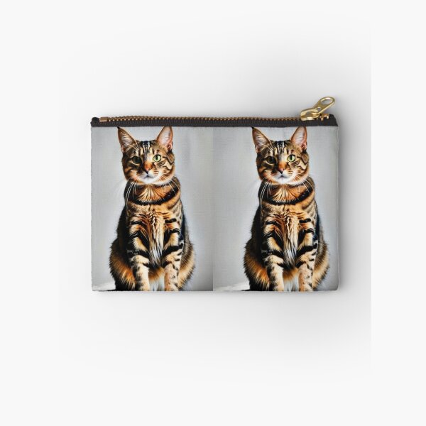 Item preview, Animals - Tabby Cat, Majestic Portrait with Intense Green Eyes designed and sold by DoodyPets.