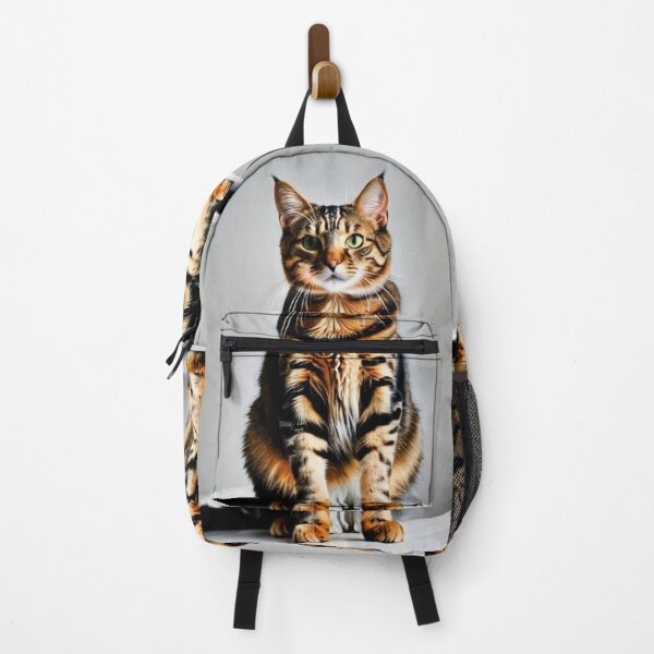 Item preview, Animals - Tabby Cat, Majestic Portrait with Intense Green Eyes designed and sold by DoodyPets.