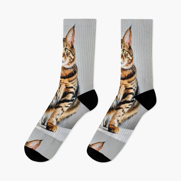Item preview, Animals - Tabby Cat, Majestic Portrait with Intense Green Eyes designed and sold by DoodyPets.