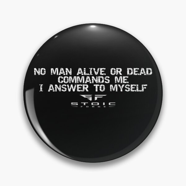 Item preview, I Answer to Myself Premium Stoic Apparel designed and sold by Stoic-Forge.