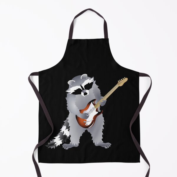 Item preview, Raccoon Playing Right Handed, Sunburst Electric Guitar designed and sold by Adamo-illustration.