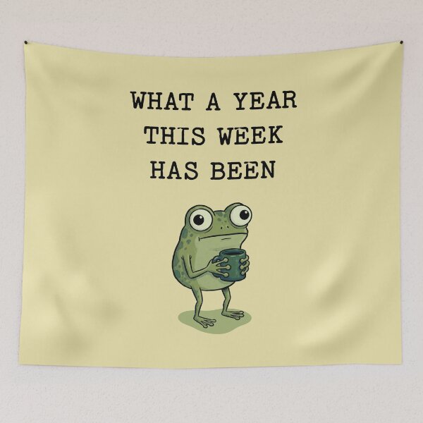 Item preview, What A Year This Week Has Been Frog Coffee designed and sold by d247.