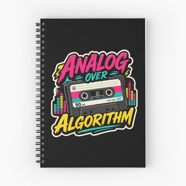 Item preview, Analog Over Algorithm Retro Cassette Sticker designed and sold by Sketchlegacy.