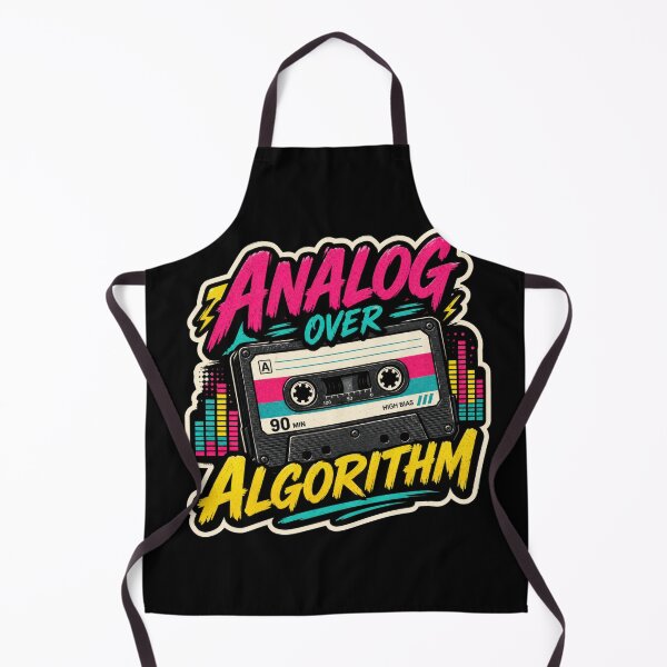 Artikelvorschau, Analog Over Algorithm Retro Cassette Sticker entworfen und verkauft von Sketchlegacy.