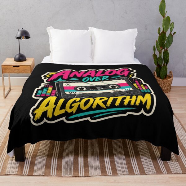 Item preview, Analog Over Algorithm Retro Cassette Sticker designed and sold by Sketchlegacy.