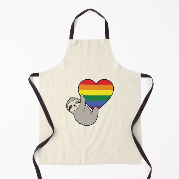 Item preview, Rainbow Pride Sloth Hugging Heart - LGBTQ+ Pride Design designed and sold by Cannaxes Studio.