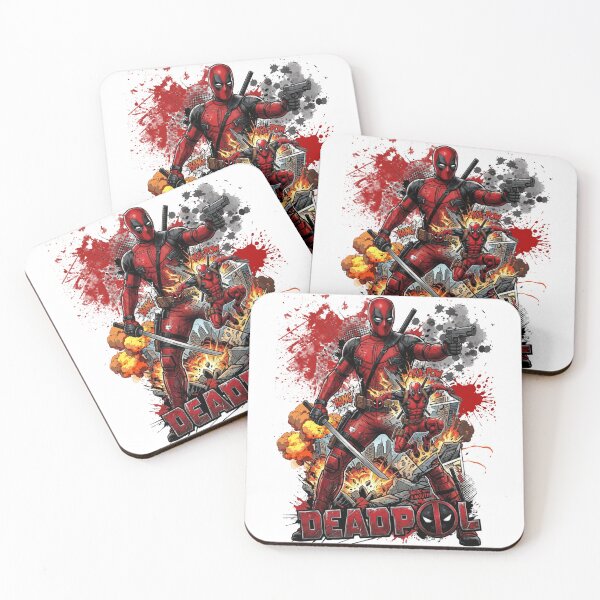 Item preview, Deadpool Explosive Comic Action Graphic designed and sold by EmpireMC.