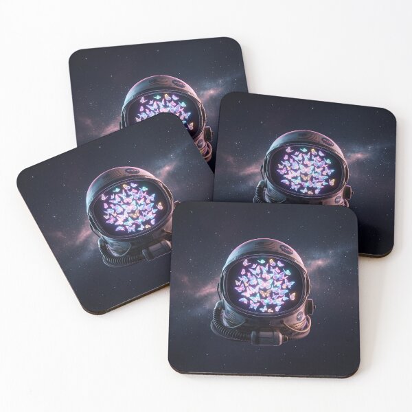 Item preview,  Butterflies Behind the Visor designed and sold by ASTRAL ART LAB.