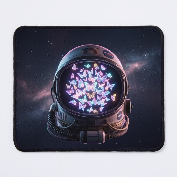 Item preview, Butterflies Behind the Visor designed and sold by ASTRAL ART LAB.